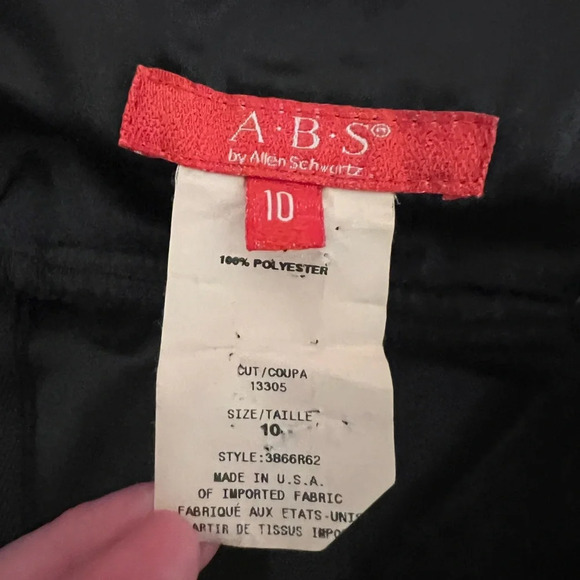 Vintage ABS Black Midi Dress - Picture 5 of 5